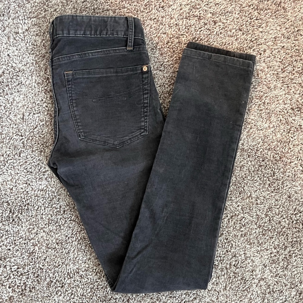 NWOT Gap Gray Corduroy Skinny Pants Size 26